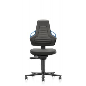 Промисловий стілець Bimos NEXXIT 2 9033 на роликах — вигляд спереду