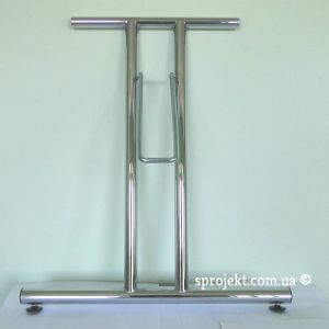 Ножка для раскладного стола, Т образная, стальная, 100201b