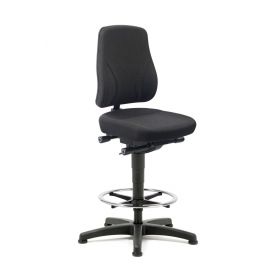 Високий промисловий стілець Bimos ALL-IN-ONE Trend 9631 з кільцем для ніг