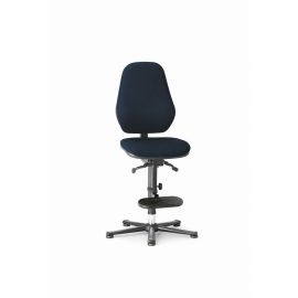 Стілець антистатичний Bimos ESD Basic 3 9156E високий, з опорою для ніг, спинка постійного контакту з нахилом сидіння