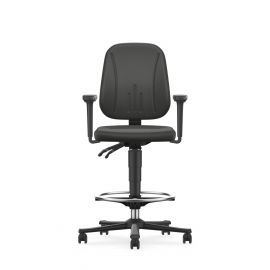 Стілець антистатичний Bimos ESD Unitec 3 9651E високий з кільцем для ніг