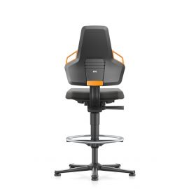 Промисловий стілець Bimos NEXXIT 3 9031 з кільцем для ніг